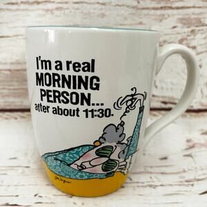 HALLMARK Vintage Maxine I’m a Real Morning Person” Coffee Mug